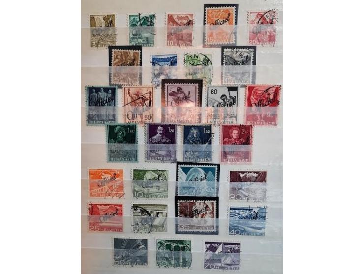 Switzerland 1918-1940  WW1 and WW2  the Swiss soldiers stamps / labels for postage use while in Active Service, usually refer